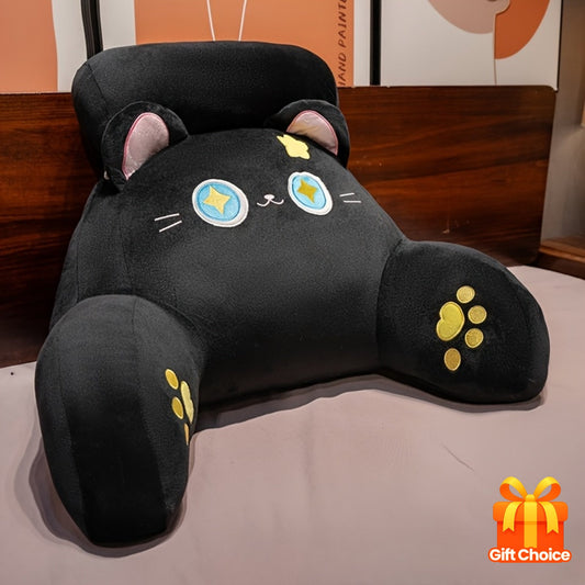 Cuddle Cushion: Ergonomic Reading Pillow for Back Support, Washable, Adjustable for Beds & Sofas