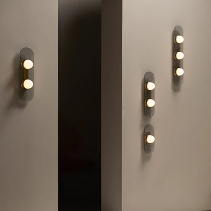 Modern Glass Wall Sconce Light Fixture for Living Room, Bedroom, and Hallway Decor