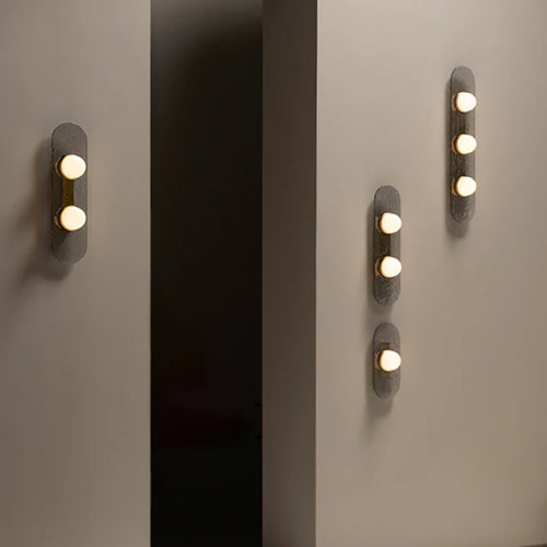 Modern Glass Wall Sconce Light Fixture for Living Room, Bedroom, and Hallway Decor