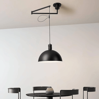 Adjustable Swing-Arm Pendant Light for Kitchen, Dining, or Living Room - Modern Ceiling Fixture