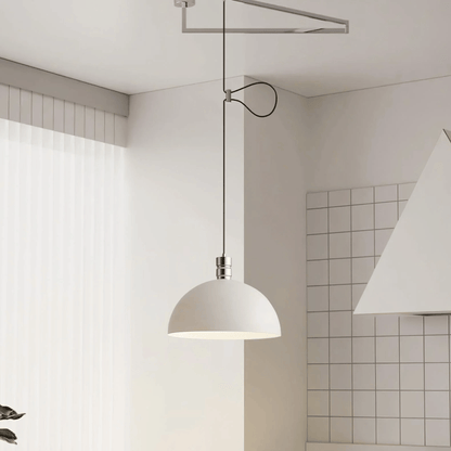 Adjustable Swing-Arm Pendant Light for Kitchen, Dining, or Living Room - Modern Ceiling Fixture