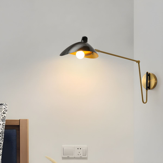 Industrial Metal Wall Sconce Light Fixture for Home, Vintage Style Indoor Lighting