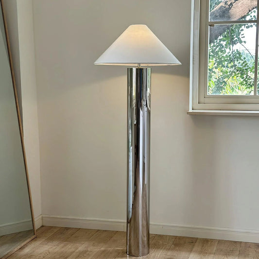 Modern Stainless Steel Floor Lamp - Stylish LED Lighting for Living Room & Bedroom