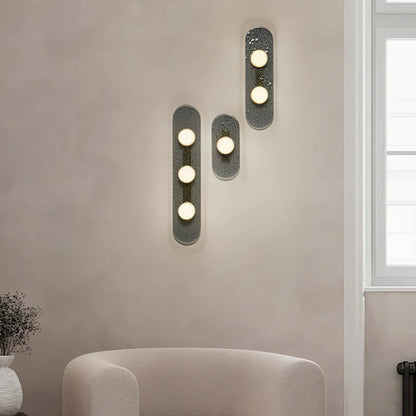 Modern Glass Wall Sconce Light Fixture for Living Room, Bedroom, and Hallway Decor