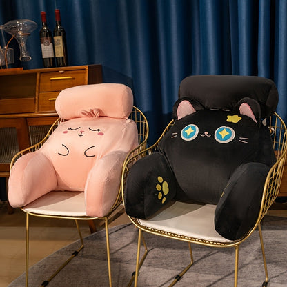 Cuddle Cushion: Ergonomic Reading Pillow for Back Support, Washable, Adjustable for Beds & Sofas