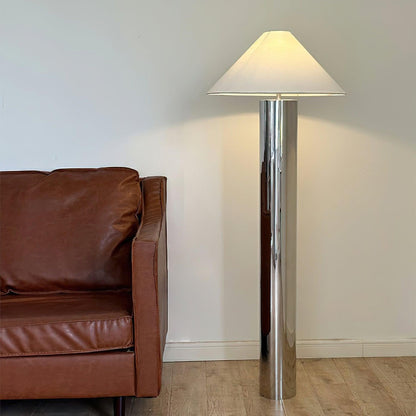 Modern Stainless Steel Floor Lamp - Stylish LED Lighting for Living Room & Bedroom