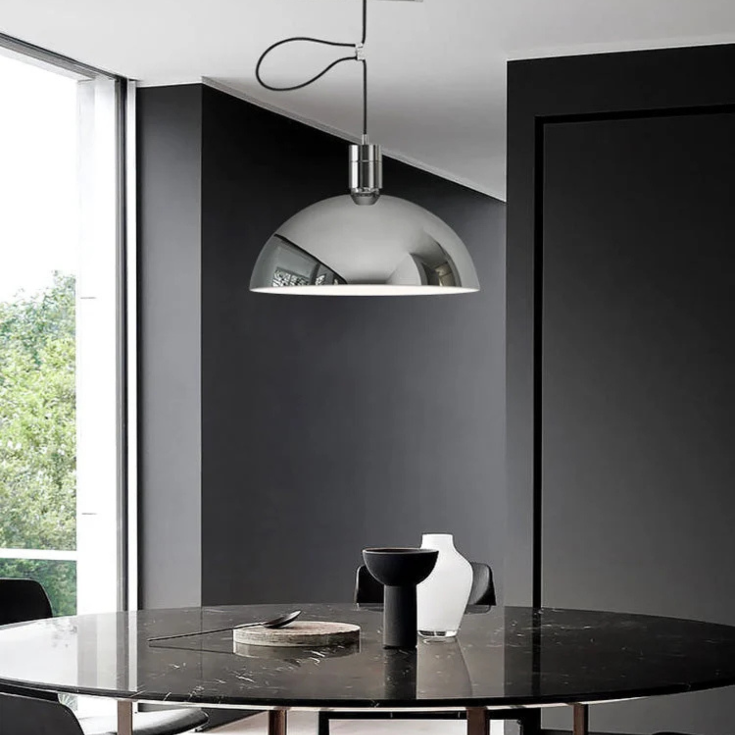 Adjustable Swing-Arm Pendant Light for Kitchen, Dining, or Living Room - Modern Ceiling Fixture