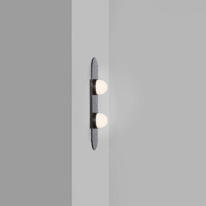 Modern Glass Wall Sconce Light Fixture for Living Room, Bedroom, and Hallway Decor