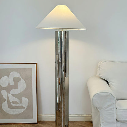 Modern Stainless Steel Floor Lamp - Stylish LED Lighting for Living Room & Bedroom