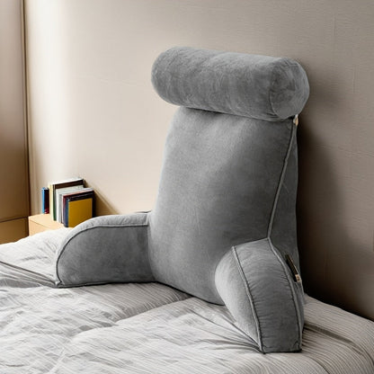 Cuddle Cushion - Ergonomic Back Support Pillow for Reading, Soft Large Cushion for Beds & Sofas
