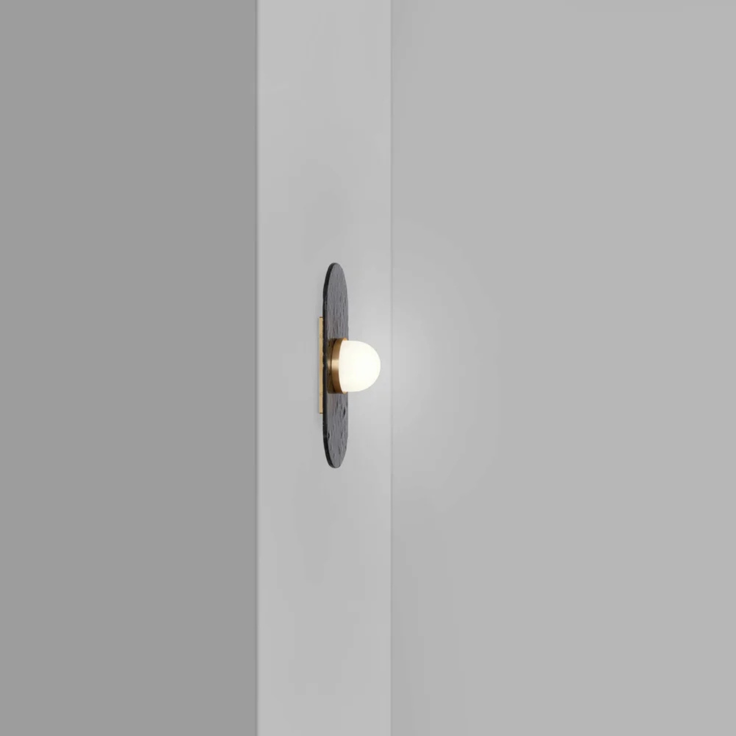 Modern Glass Wall Sconce Light Fixture for Living Room, Bedroom, and Hallway Decor