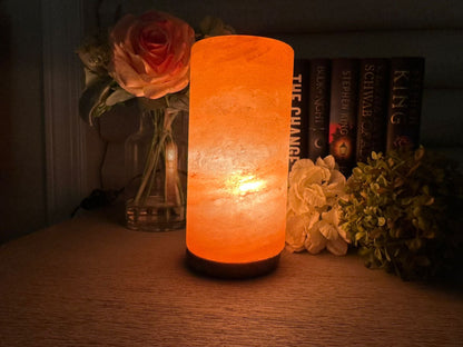 Natural Himalayan Salt Lamp - Decorative Crystal Salt Lamp for Home & Wellness