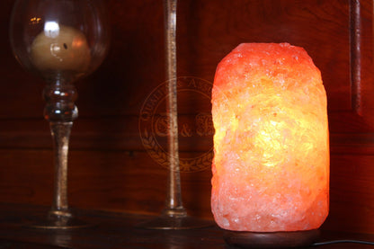 Large Himalayan Salt Lamp 12 lbs - Natural Rock Light for Home Decor & Wellness