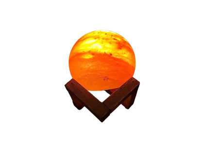 Natural Himalayan Salt Lamp - Handcrafted Crystal Light for Home Decor & Wellness