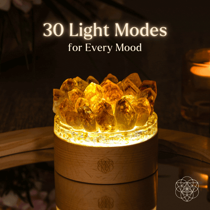 Luxury Midas Citrine Night Lamp - Elegant Home Decor for Living Room & Bedroom