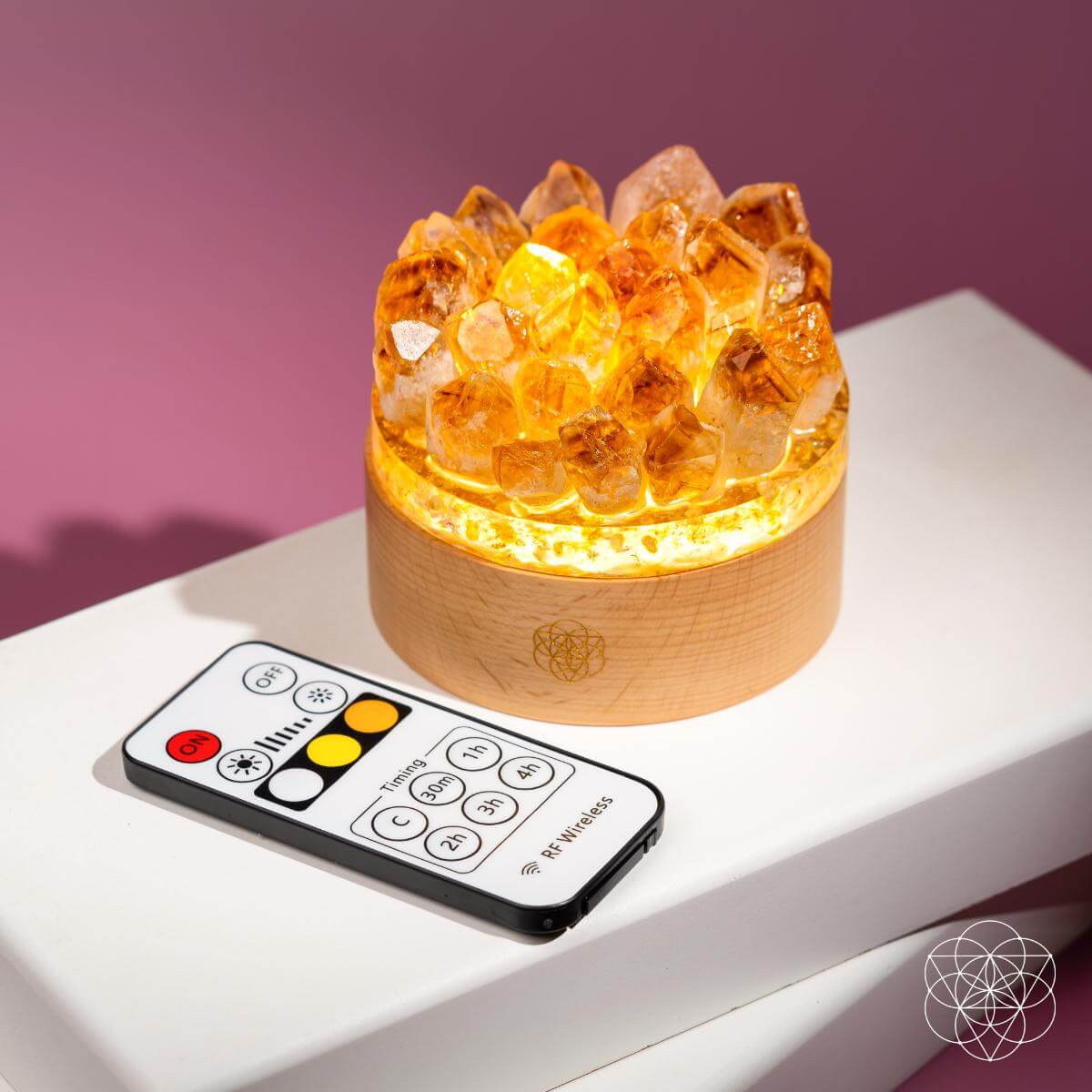 Luxury Midas Citrine Night Lamp - Elegant Home Decor for Living Room & Bedroom